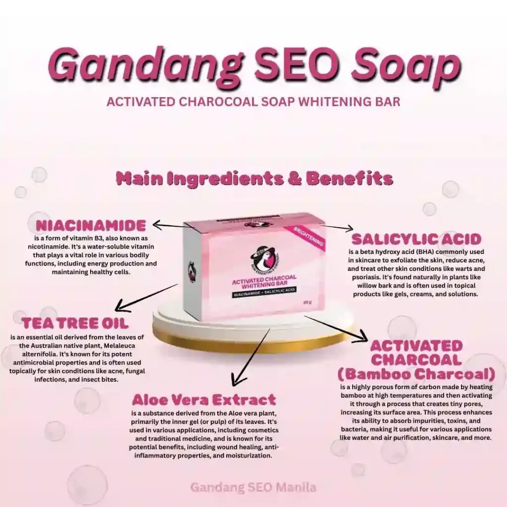 Benefits of Gandang SEO Charcoal Soap