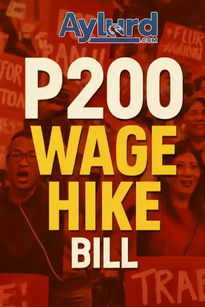 P200 Minimum Wage Hike Bill logo