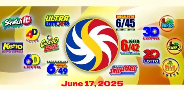 June 17 PCSO Lotto Results Today logo