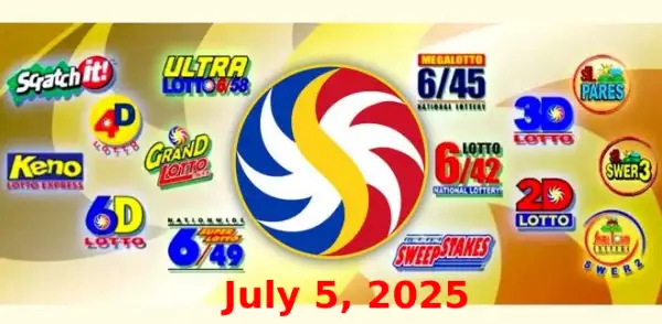 July 5 PCSO Lotto Results Today lofo